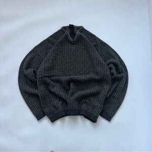 Italian Vintage J ferrar Charcoal V-Neck Sweater